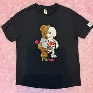 Black bitter sweet fifth loop graphic tee